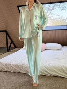 迪士尼史迪奇印花睡衣套装 - 彩色 - 查看 4