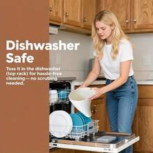 KitchenAID Mixer Flour Sifter With Pouring Spout And Anti-Spill Design - Fits KitchenAID Artisan KSM150 And 5-Quart Tilt-Head Mixers. Durable Plastic Parts, Ergonomic Handle And Sturdy Base For Precise Baking - Easy To Clean - Multicolor - View 5