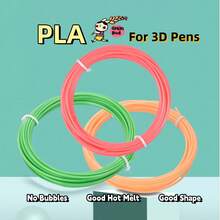 PLA 3D打印笔线材 3D打印线材 PLA 1.75mm 3米 40色 耐高温 不会堵塞笔尖 成分为玉米淀粉，即使吞食也无害 随机不重复颜色。 - 彩色 - 查看 1