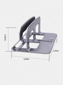 New Carbon Steel Adjustable Laptop Stand, Vertical Desktop Holder Suitable For IPad, Laptop