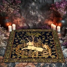 1pc Colorful Mandala Creative Tablecloths Tarot Tablecloth Tarot Enthusiasts Use It For Divination Party Event Decoration - Multicolor - View 5