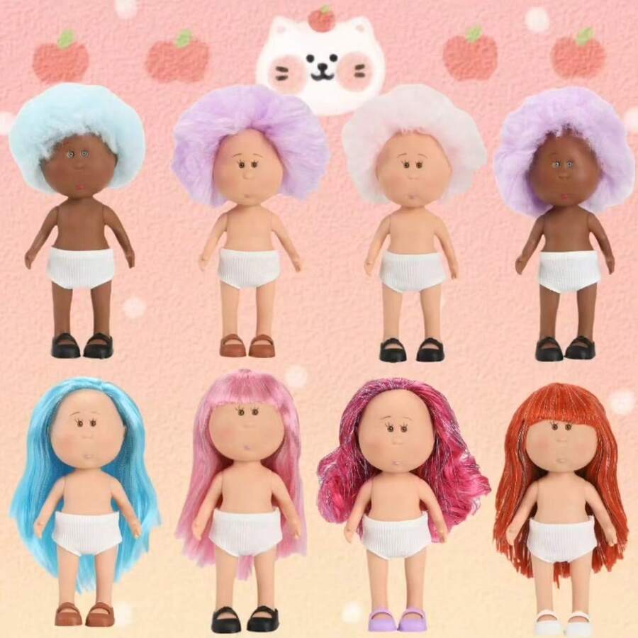 24cm Spanish Potato Doll Mia Doll Set, BJD Doll Doll, Spanish Potato Doll + Doll Clothes + Shoes Set - Multicolor - View 1