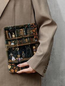 Ayotu Cat And Bookshelf Pattern Tablet Case And Kindle E-Book Case, Compatible With IPad 10th Generation, IPad 11/Air 4th/Air 7th/9.7 Inches, Compatible With Samsung Galaxy Tab A9 Plus, Kindle (11th Generation -2024 Version) (6 Inches) Kindle Paperwhite 12th Gen 2024, It's A Great Holiday Gift With Stylish And Simple Patterns. - Multicolor - View 6