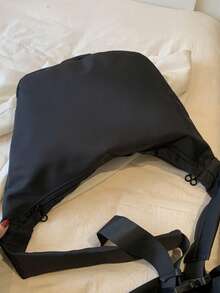 Men's Solid Color Casual Messenger Bag With Large Capacity, Suitable For Daily Commute - Multicolor - View 4