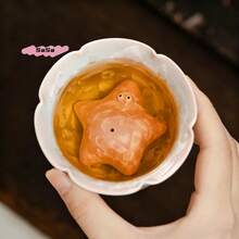 1 pieza de arcilla púrpura, barro rojo, juego deé para mascotas, accesorio de burbujeante, pequeño que escupe, adorno de mesa para la ceremonia delé - A1 - Ver 7