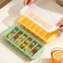1/2 Cup Silicone Soup Broth Freeze Tray With Lid, 2-Pack Silicone Freezer Mold For Freezing Soups, Sauces And Single-Serve Foods, Microwave , Makes 12 Perfect 1/2 Cup Portions - Multicolor - View 6