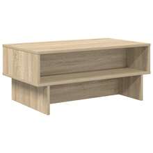 vidaXL Tavolo basso Chêne Sonoma 80 x 46 x 35 cm Legno d'ingénierie - Castano - Visualizzare 7