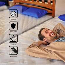 5 Mil Thick Queen Mattress Bags For Moving 2 Pack Bed Mattress Storage Bags Mattress Cover For Moving - Super Thick Heavy Duty Waterproof Plastic Wrap Moving Mattress Protector For Storage - ColorE - 查看 6