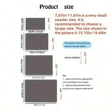 1pc Quick-Drying Silicone Dish Drying Mat - Non-Slip, Absorbent Pad For Dishes, Countertops And Coffee Makers, With Rubber Backing, Decorative Tableware Drainer Mat, Suitable For Home And Restaurant Use - Multicolor - View 2