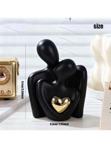 1件套现代简约家居客厅酒柜装饰，高端壁龛，适用于鞋柜、电视柜装饰 - 送给朋友的惊喜礼物 - 生日礼物 - 情侶擁抱人 - 查看 8