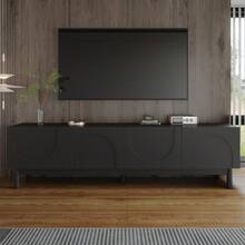 Television Stands & Entertainment Centers - Black - View 3