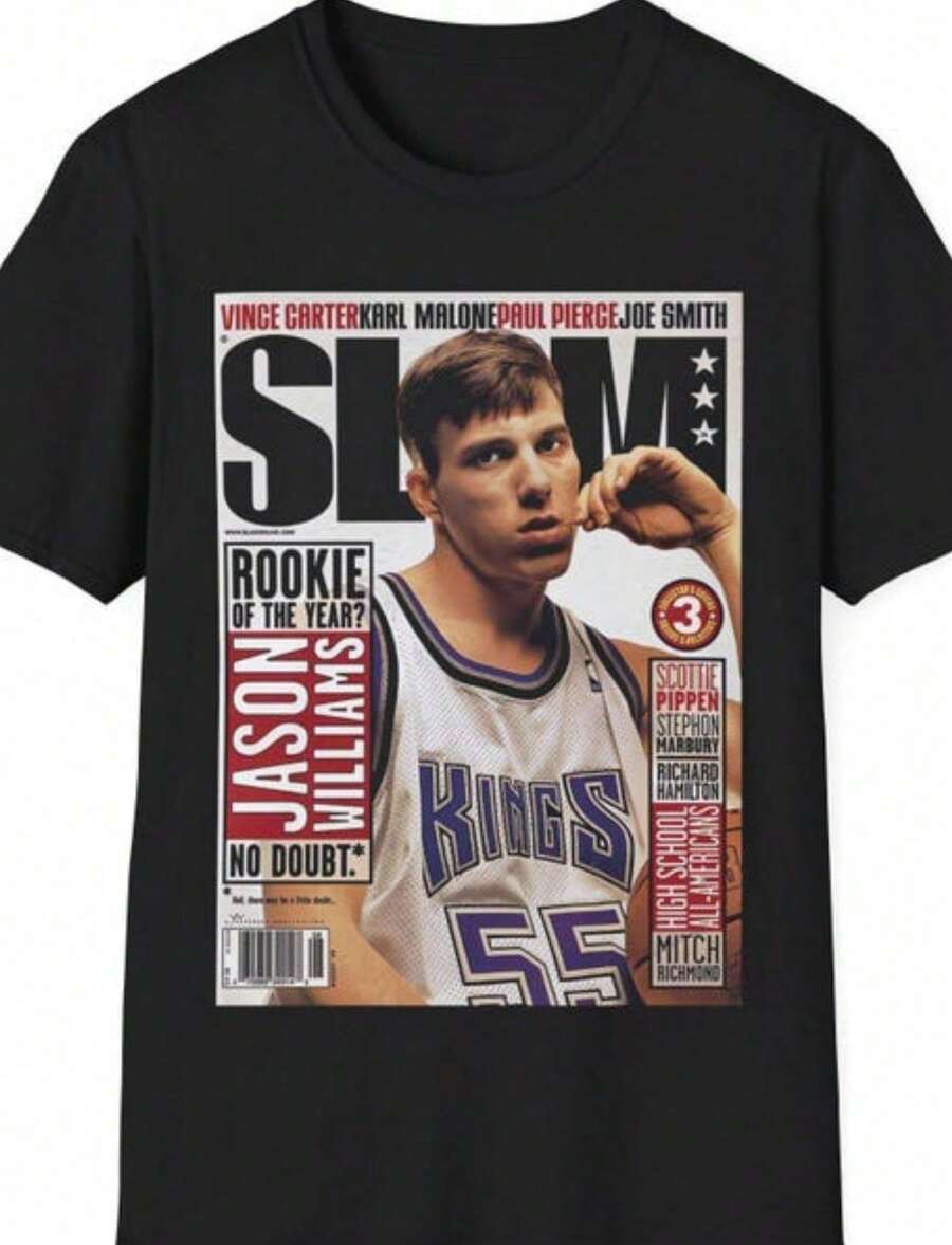 Jason Williams White Chocolate Slam Magazine Cover - 黑色 - 查看 1