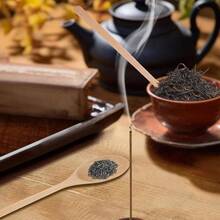 3 Pcs Wooden Spoons, 9 Inch Wood Soup Spoons Japanese Natural Plant Ellipse Wooden Ladle Spoon Set Cooking Mixing Stirring Honey Tea Soda Dessert Coconut Bowl Nonstick Pots Kitchen - 棕色 - 查看 4