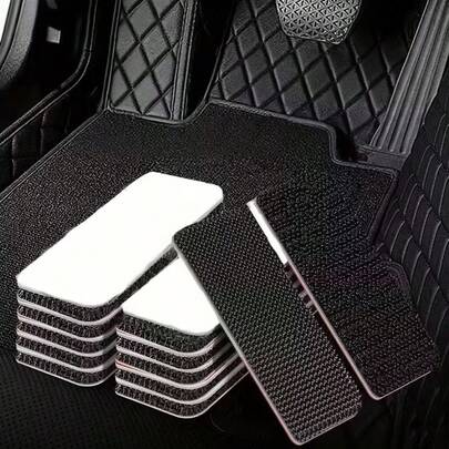 20/40片装自粘式魔术贴，加厚防滑垫，背胶紧固条，适用于家庭或办公室的重型安装