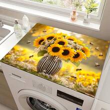 1 chiếc vỏ bảo vệ hình hoa hướng dương, chống trầy xước và chịu nhiệt. Thích hợp cho bếp điện, nắp nồi, bàn ủi, máy pha cà phê và các thiết bị gia dụng khác. Có thể dùng để trang trí nhà bếp, làm quà tặng trong các dịp lễ, quà tặng cho cặp đôi và bạn bè. - Nhiều màu - Xem 17