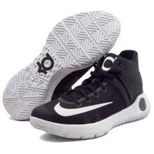 Nike KD Trey 5 IV Versatile Comfortable Non-Slip Durable Mid-Top Basketball Shoes Black White Sneaker Men 844573-010 - 彩色 - 查看 4