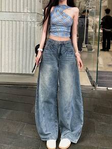 Women Jeans - Blue - View 4