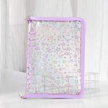 A5 Sticker Collection & Organization Binder Set, Large Capacity PU Leather Transparent Sticker Album With Zipper, Double-Sided Storage, Suitable For Diaries, Scrapbooks, Planners, Etc. - Multicolor - View 7