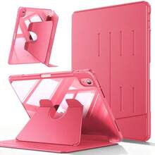 Fintie iPad 第11世代 A16 2025 / 第10世代 (2022) ケース 11/10.9インチ 透明バックカバー マルチアングルケース Pencil収納可能 磁気スタンド 縦横置き スリープ機能 耐衝撃 傷つけ防止(ピンク) - 写真の通り - チェックする 1