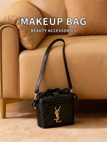 女士黑色方形包，时尚单肩包，多功能斜挎包，适合日常通勤、购物、旅行和聚会，是完美的节日礼物。