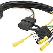 Adaptador de Cableado para Remolque, Convertidor de 4 Vas a 7 Vas, Adaptador de Enchufe de Cableado Elctrico con Soporte de Montaje, Accesorios para RV - como se muestra en la figura - Ver 7