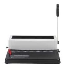 Máquina de Encuadernación en Espiral con Mango Ergonómico, Perforadora de Agujeros Redondos y Cinta para Hojas Carta - Multicolor - Ver 1