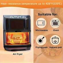 100pcs, Square Disposable Air Fryer Liners (6.3in/8in), Paper Air Fryer Liner Pots, Paper Basket Bowls, Baking Trays, Oven Accessories, Baking Tools, Kitchen Gadgets, Kitchen Accessories, Kitchen Accessories, Thanksgiving Gifts, Valentine's Day Gifts, New Year Gifts - Multicolor - View 4