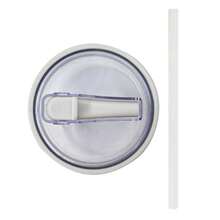 40 Oz Flip Straw Leak Proof Lid, Tumbler Lid Replacement No Spill Proof For Tumbler Cup Lid, Ideal For Sports & Camping, Good For Work Exercise Run And Drink Water - 白色 - 查看 8