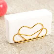 Metal Flower Shaped Napkin Holder - Paper Towel Rack For Hotel, Cafe, Homestay Tabletop Decor - Multicolor - View 10