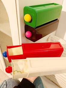 1pc Dopamine Themed Underwear & Socks Storage Box, Wall-Mounted Wardrobe Organizer