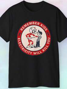 Summer TopsNew Red Hot Chili Peppers Vintage Logo Short Sleeve Black T-Shirt Size S-4X Casual Cool Classic MenLoose And Comfortablesummer - 黑色 7 - 查看 1