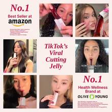 FOODOLOGY Coleology Cutting Jelly – Garcinia Cambogia (HCA) Jelly Sticks With Chia Seeds, Collagen, Elastin & Hyaluronic Acid | Pomegranate Flavor | 10 Sticks (10 Days) | Functional Korean Jelly Supplement - Coleology Cutting Jelly - 查看 7