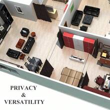 Patio Door Curtain Sound Blocking, Bedroom Privacy Room Divider Curtain Screen Partitions, Thermal Insulated Blackout Closet Sliding Door Curtain (1 Panel, 8.3ft Wide By 7ft Long, Gray) - 太妃糖布朗 - 查看 5