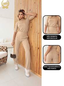 Maria do Luxo Women Two-piece Outfits - 米色 - 查看 5