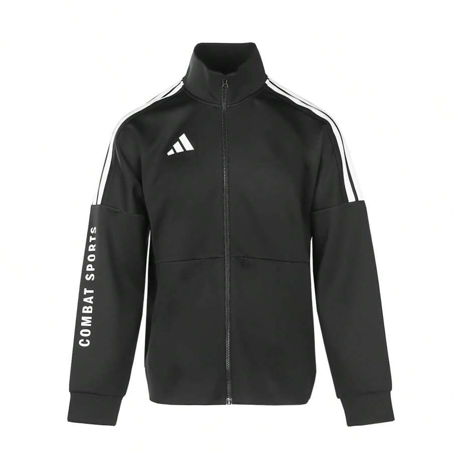 Adidas Classic Jacket, Casual Sports Windbreaker, Unisex Retro Street Style - Black - View 1
