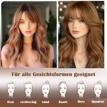 2pcs High Temperature Fiber Bangs Wigs, Casual Style For Women, Suitable For Daily Commute And All Seasons - Multicolor - View 8