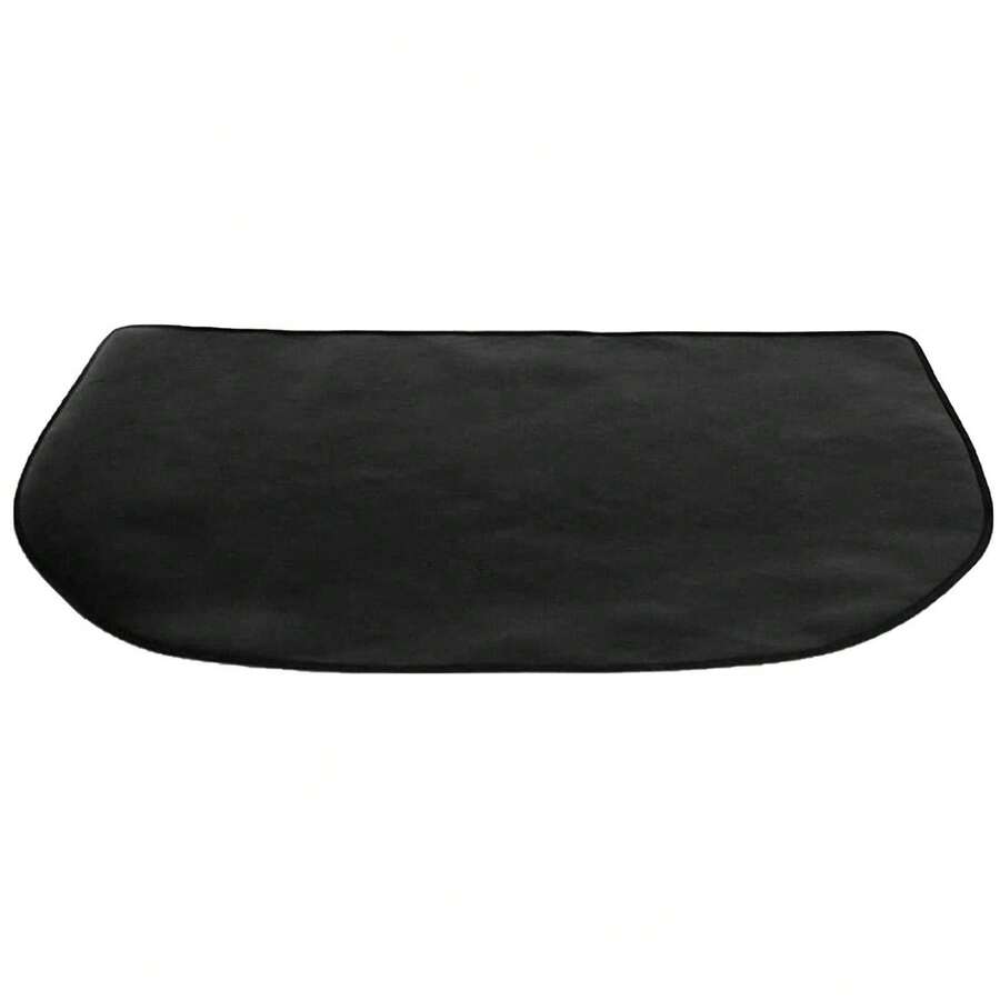 Fireproof Carbon Fiber Mat For Outdoor Fire Pits - Floor Protection Against Campfires, Stoves And Fire Pits (100x100cm) - 黑色 - 查看 1