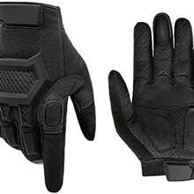 ThreeH Guante Tctico Antideslizante para Montaismo Deportes al Aire Libre Ciclismo Caza Fitness - negro 1+xl - Ver 2