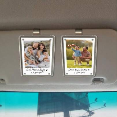 1pc PP Material Car Sun Visor, Decorative Pattern, Suitable For All Car Models, Valentine's Day Gift