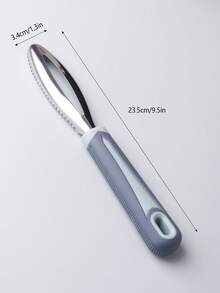 1pc Stainless Steel Multifunctional Kitchen Tool: Bottle Opener, Bowl Gripper, Peeler, Fish Scale Scraper, Ginger Slicer - Useful Cooking Prep Assistant, Great Housewarming Gift - Multicolor - View 17