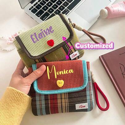 Cute Ditsy Floral High-Quality Student Cosmetic Bag Minimalist Ditsy Floral Design Large Capacity Makeup Bag Portable Travel Organizer For Women Mini Wallet Small Wallet Cute Wallet Wristlet Wallet Kawaii