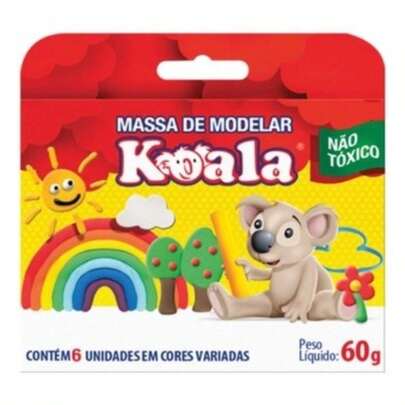 Massinha de Modelar Escolar Infantil Volta às Aulas