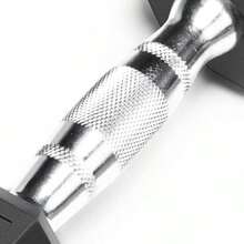 Marcy Classic Rubber Hex Dumbbell with Knurled Grip for Strength Training and Bodybuilding, 5lb - 50lb Single Dumbbell for Exercise & Fitness, Sold Individually(Fijo) - Multicolor - Ver 7