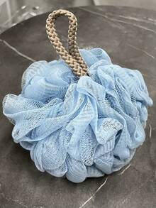 1Pc Loofah Sponge, Large Loofah 50g, Bath Sponge Soft Mesh Shower Loofah For Men Women, Body Scrub, Shower Pouf Bath Accessories, For Body Wash, Soap, Shower Loofahs, Bath Sponges Mesh Balls For Body Scrubber Exfoliator Wash Back Scrubber Bathroom - Multicolor - View 5