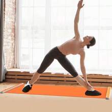 Tabla Deslizante Para Entrenamiento De Piernas Ejercicio Patinaje Equilibrios Entrenamiento Pilates Estera Deslizante Tabla Deslizante Para Fitness - D - Ver 4