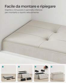 Storage Benches - Màu trắng kem - Xem 8