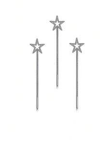5pcs/8pcs/10pcs Magic Wand, Halloween Party Supplies Star Scepter Angel Fairy Magic Wand - Multicolor - View 2