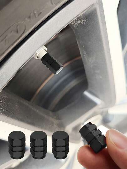 Aluminum Alloy Tire Valve Stem, Tire Valve Stem Cap, Aluminum Alloy Tire Valve Stem Dust Cover, Universal Auto Parts For Cars, Trucks, SUVs, Motorcycles, Bicycles