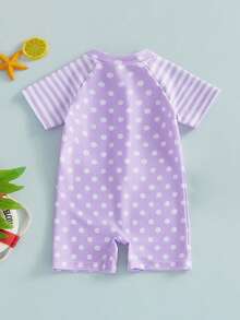 Baby Girls Beachwear - Purple - View 2