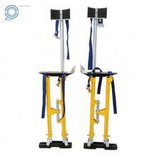 Adjustable Drywall Stilts 24" - 40" Aluminum Alloy Construction Tool Yellow - default - View 7
